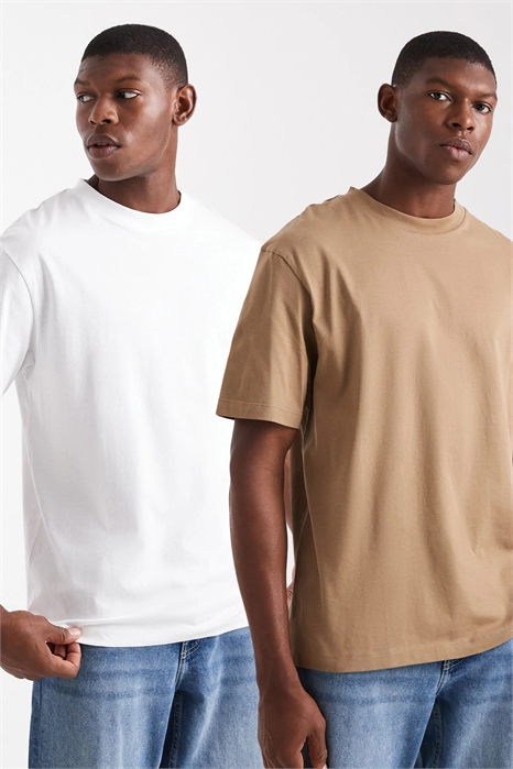 Набор из 2-х свободных футболок Essentials артикул 149520694