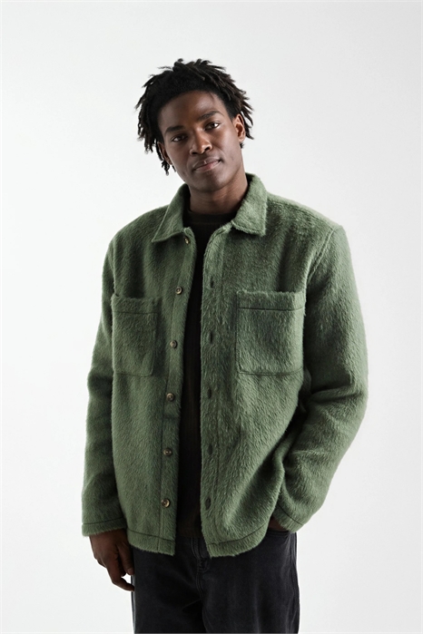 Рубашка с фактурной текстурой и нагрудными карманами артикул 149658771