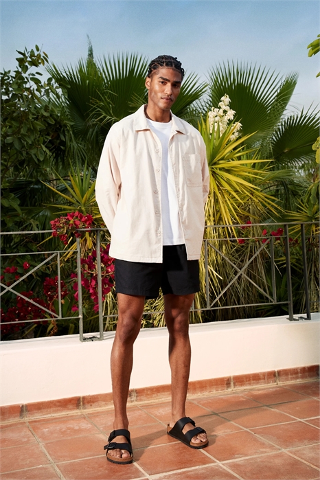 Рубашка из смешанного льна артикул 139433763