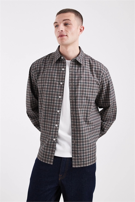 Рубашка свободного кроя артикул 152762377