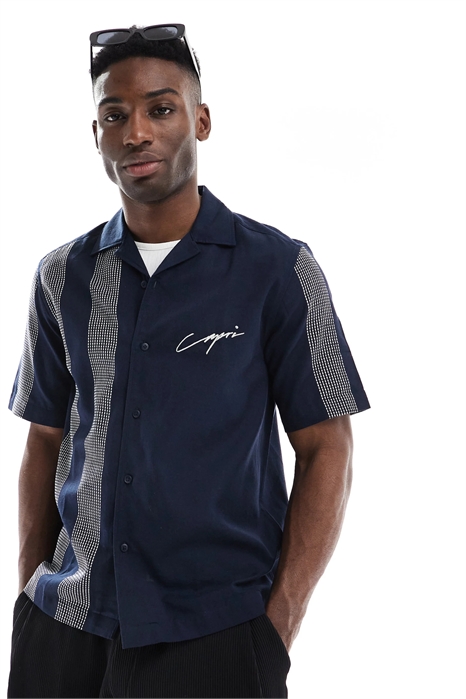 Рубашка с вышивкой артикул 143314824