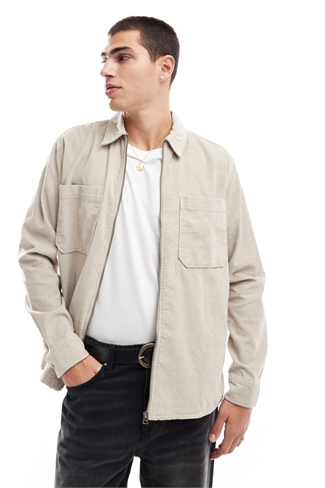 Рубашка с застежкой-молнией артикул 134875101