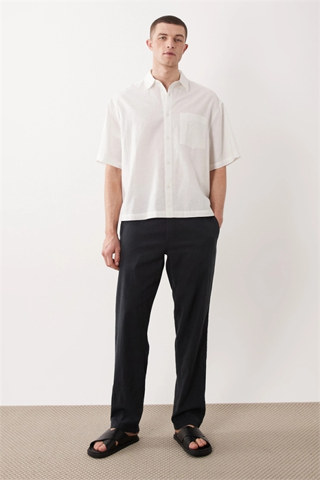 Брюки из смешанного льна с завязками артикул 140308483