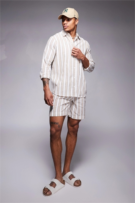 Пляжные шорты на шнурке артикул 141793603