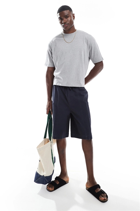 Шорты-карго из парусины длинной длины артикул 143420917