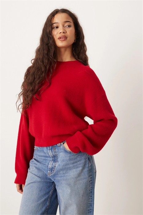 Свитер с круглым вырезом артикул 151860397