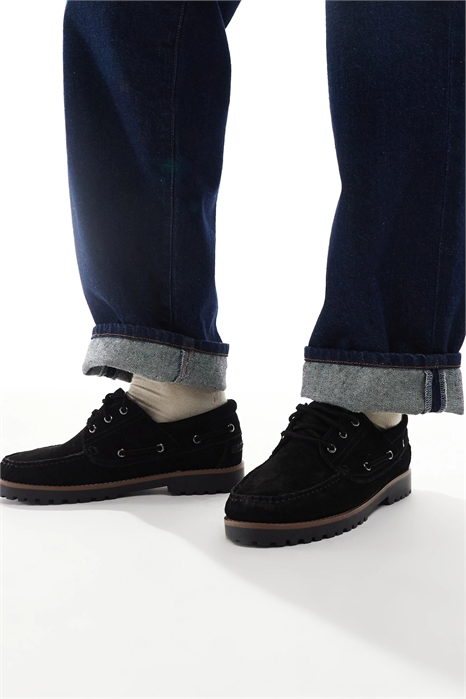 Лодочные туфли из замши артикул 146851985