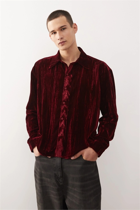 Рубашка-короткая прямого кроя артикул 149282617