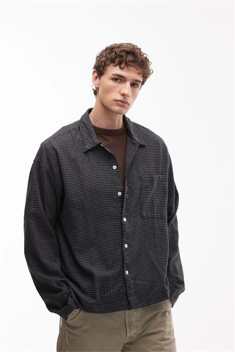 Рубашка прямого кроя артикул 148852663