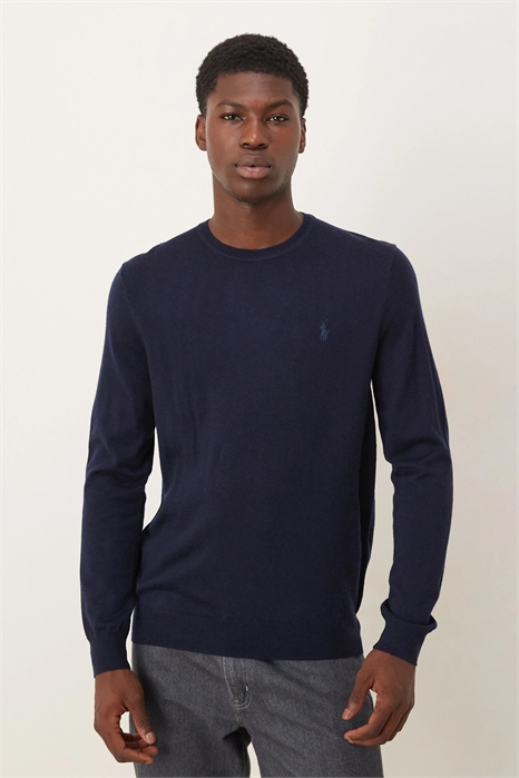 Свитер из мериносовой шерсти с логотипом в виде значка артикул 148292314