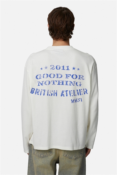 Футболка с длинным рукавом из ткани «вафля» в камуфляжном стиле артикул 156412508