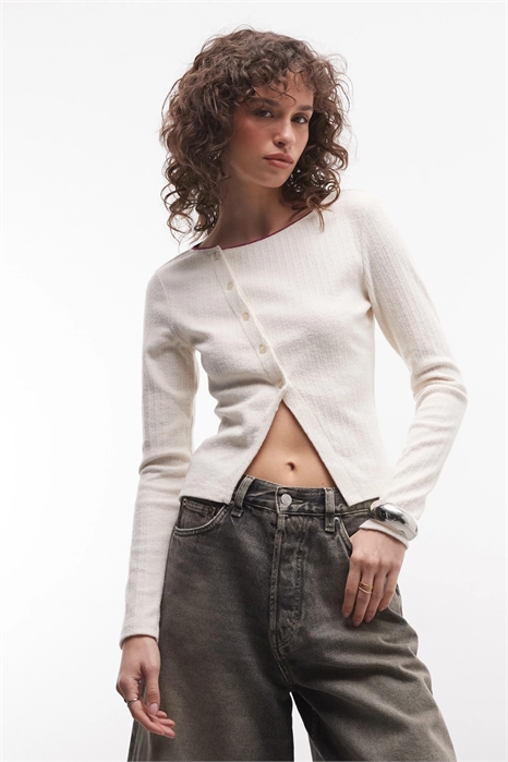 Кардиган с узором «пойнтелл» артикул 156466109