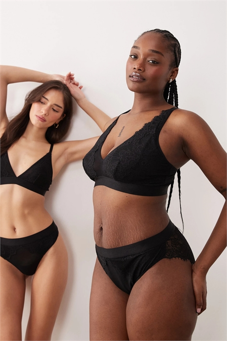 Бралетт «Fuller Bust Synergy» из кружева и сетки артикул 153724381