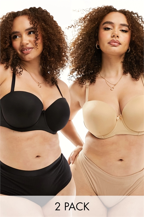 Бюстгальтер без бретелек Ivory Rose Curve, комплект из 2 штук артикул 133741014