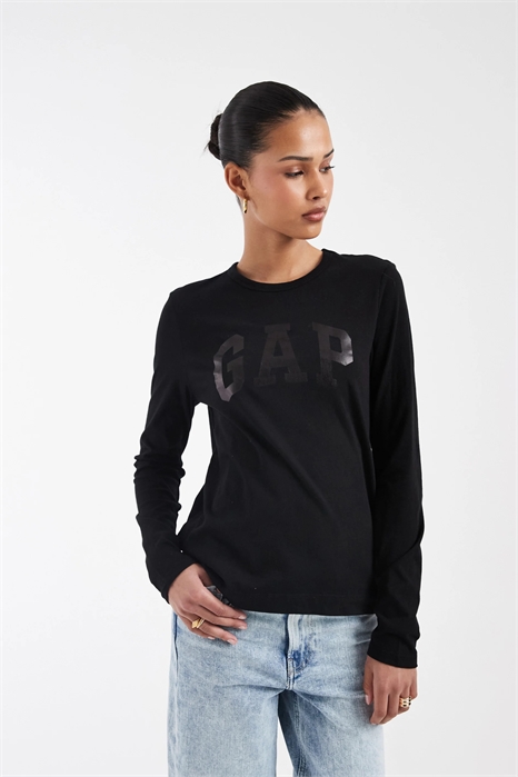 Футболка с длинным рукавом и большим логотипом артикул 151786336