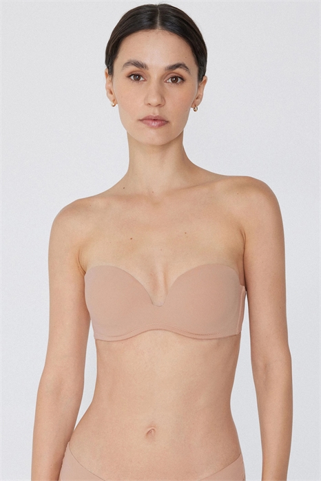 Нью-Йоркский бюстгальтер-бандо с мягкими чашками из микрофибры артикул 153538670