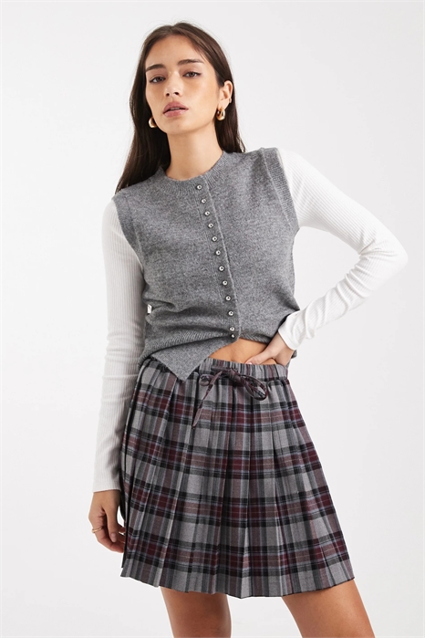 Мини-юбка на резинке артикул 151341185