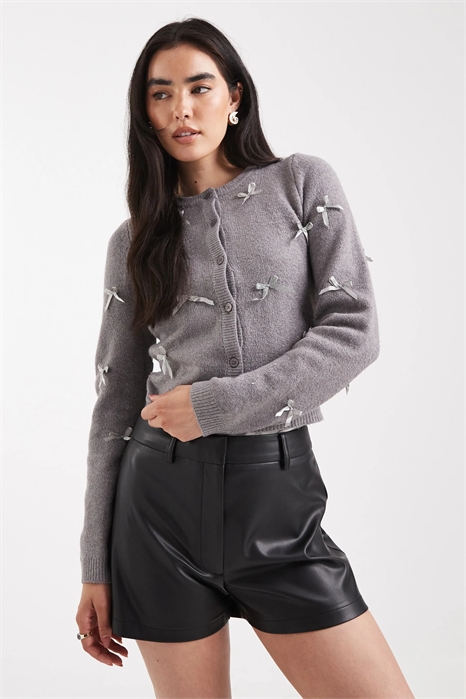 Микрошорты из искусственной кожи артикул 148444890