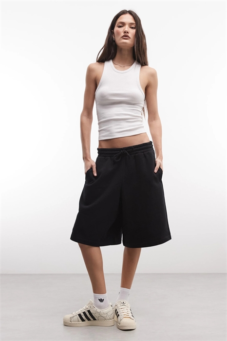 Шорты-джоггеры с длинными штанинами артикул 154079548