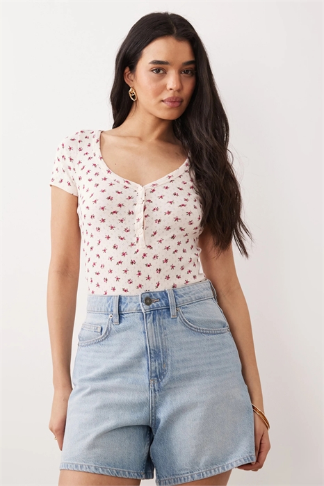 Боди с пуговицами из ткани «пойнтелл» артикул 152427876