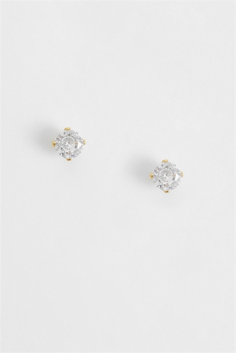 Водонепроницаемые серьги-гвоздики из нержавеющей стали с стразами для повседневного ношения артикул 155335957