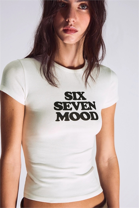 Футболка с коротким рукавом и принтом артикул 156594759