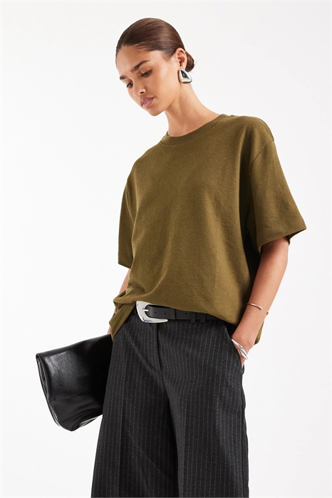 Оверсайз-футболка из фактурного джерси артикул 152011121