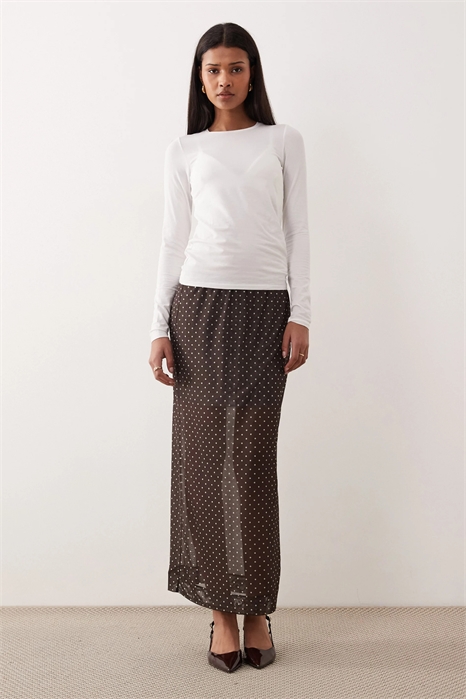 Юбка-миди из сетки артикул 151022093