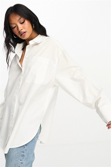 Рубашка свободного кроя артикул 132927643