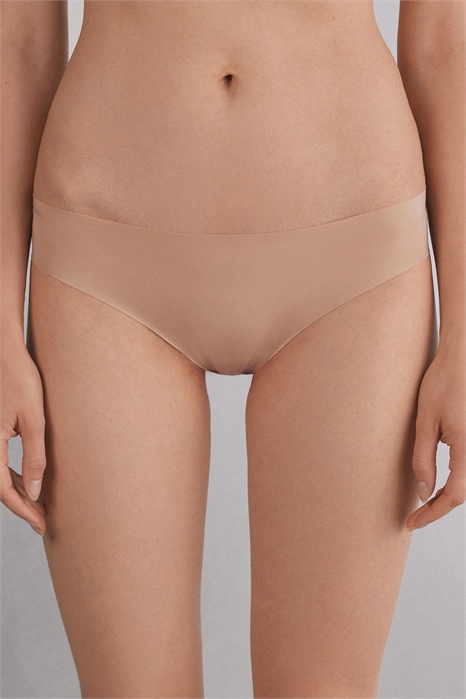 Трусики из микрофибры с облегающим кроем без швов артикул 153169234