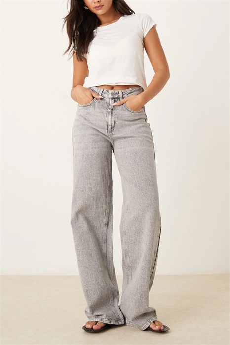 Джинсы Freya с высокой талией и широкими брючинами артикул 147690070