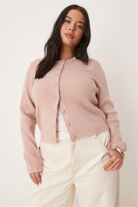Микро-кардиган с круглым вырезом ASOS DESIGN Curve артикул 142091021