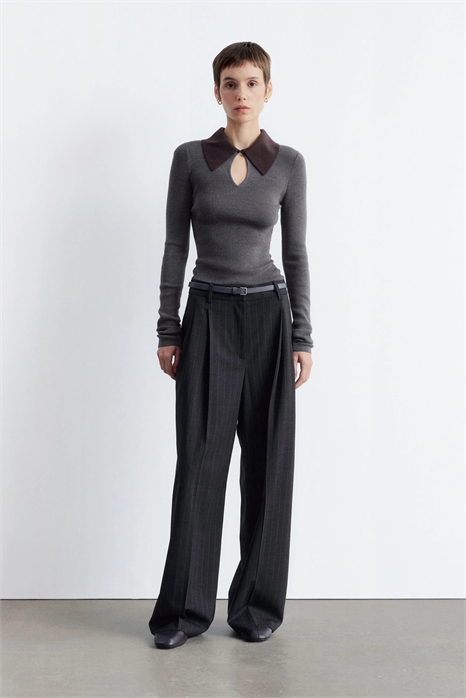 Брюки с широкими штанинами, сшитые на заказ co-ord артикул 150204940