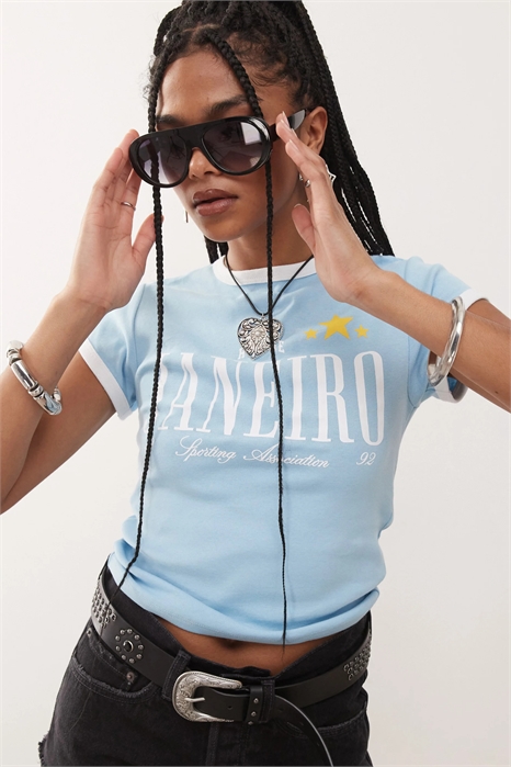 Футболка с принтом «Janeiro 92» артикул 143377678