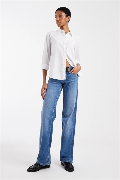 Джинсы Judy с низкой посадкой и широкими брючинами артикул 144531620