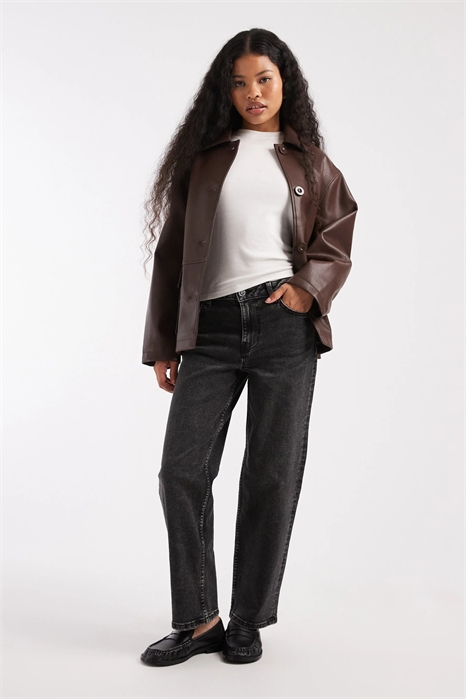 Джинсы с прямыми брючинами артикул 147147109