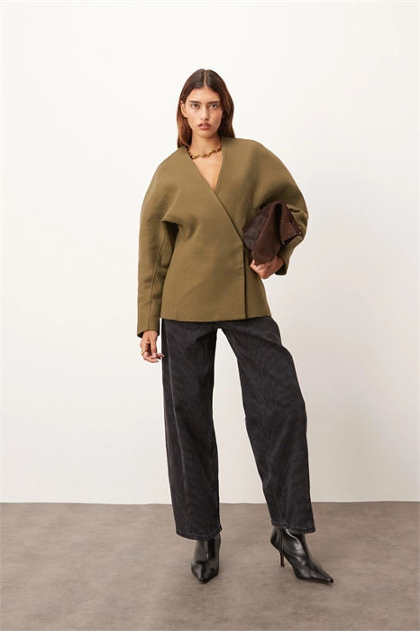 Джинсы-кюлоты с отстрочкой «Франклин» артикул 149656606