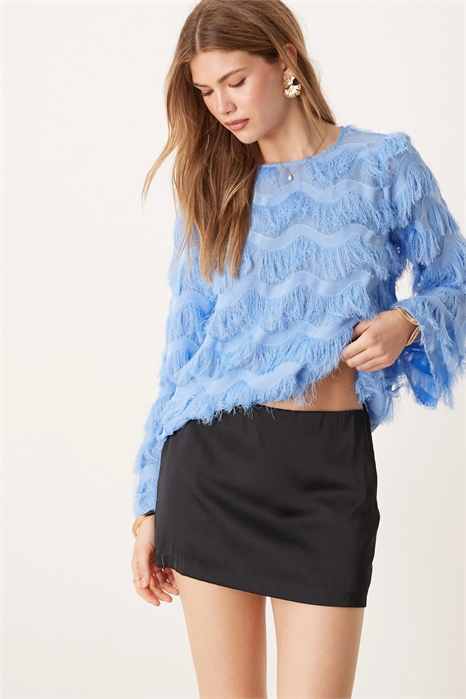 Мини-юбка-шорты средней длины с глянцевой поверхностью артикул 144436437