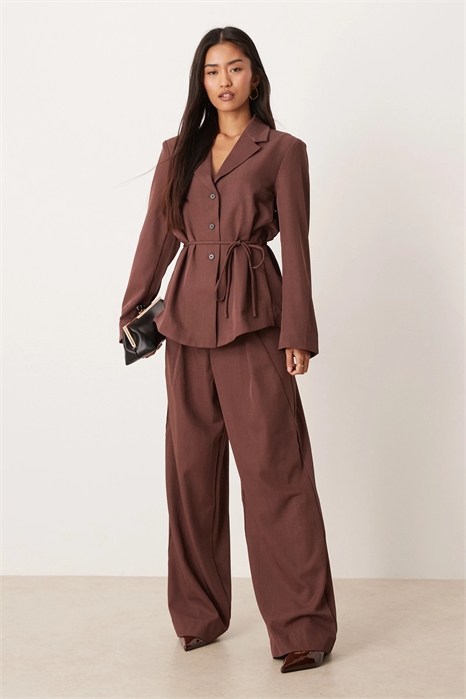 Брюки с широкими брючинами co-ord артикул 151482397