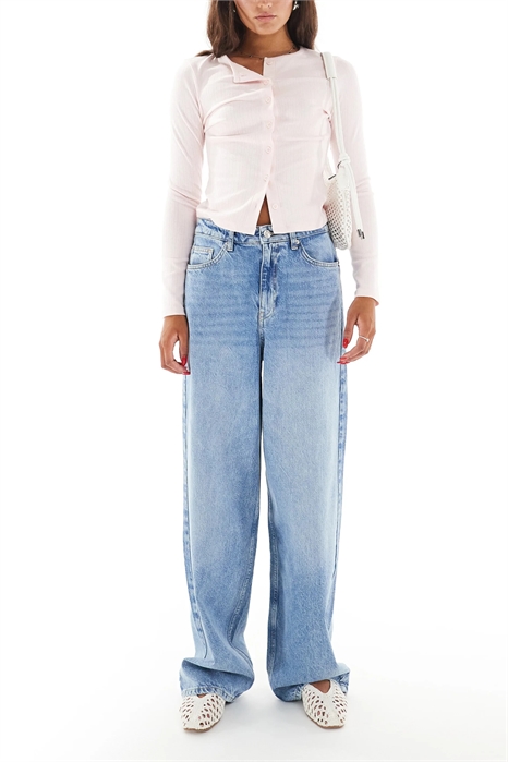 Широкие джинсы артикул 139982879