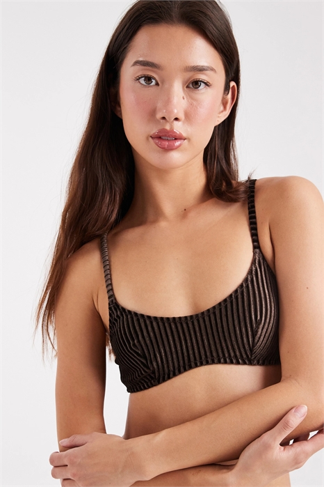 Бралетт Nicky с мягкой ребристой отделкой и круглым вырезом артикул 149595431