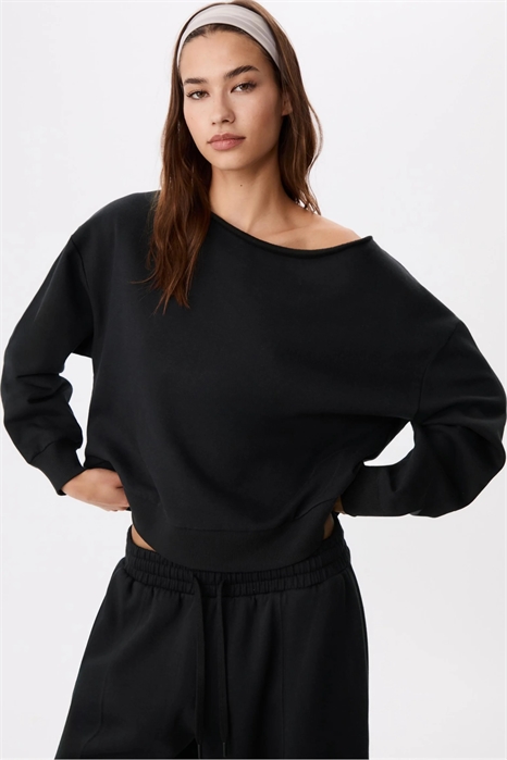 Толстовка с круглым вырезом артикул 148659372