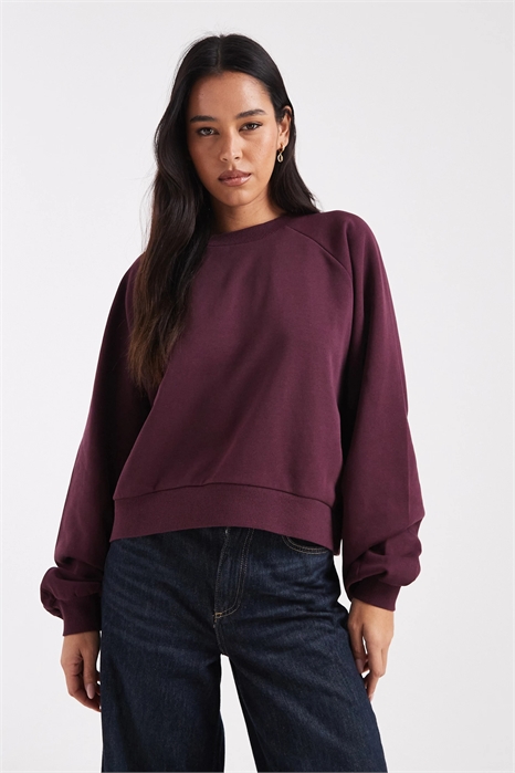 Свитшот с рукавами-балонами артикул 153666600