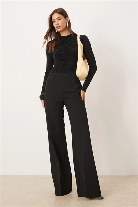 Комбинезон с длинными рукавами и фактурной текстурой артикул 151864703