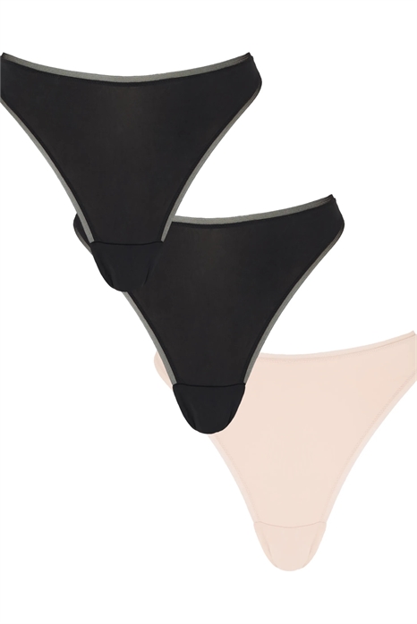 Набор из 3-х пар трусиков с высокой талией артикул 153795109