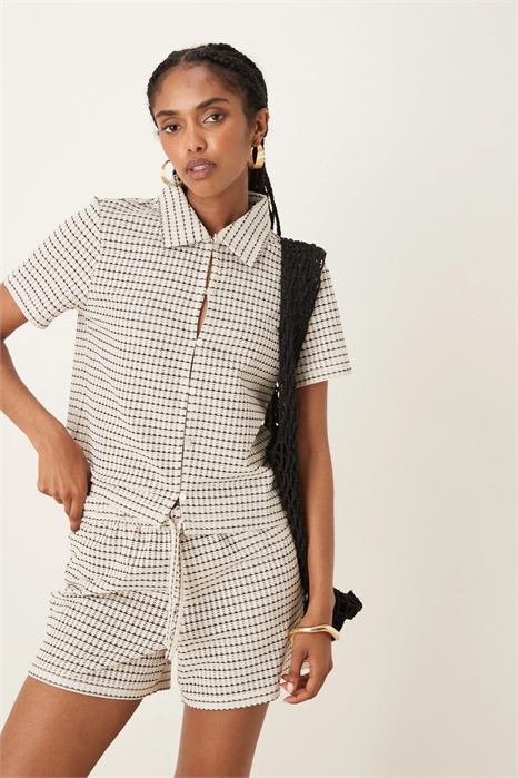 Свободная рубашка из трикотажа co-ord артикул 145397133