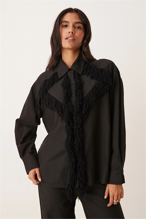 Рубашка с бахромой от Georgie co-ord артикул 150325416