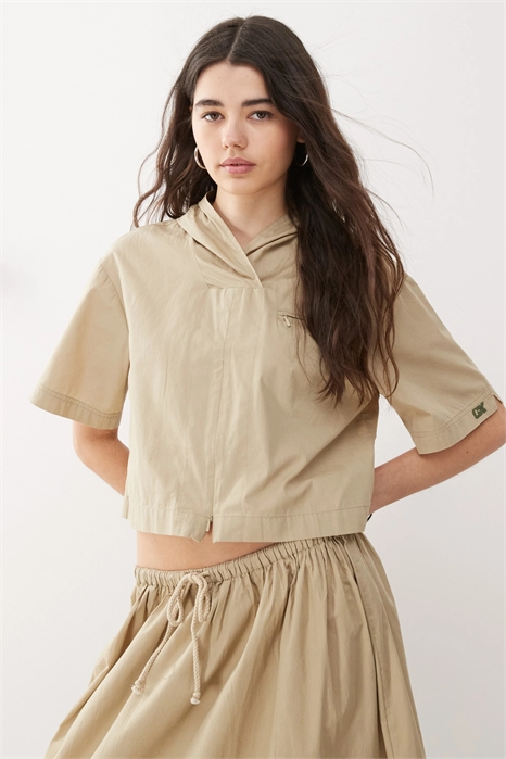 Рубашка с капюшоном на молнии co-ord артикул 139798535