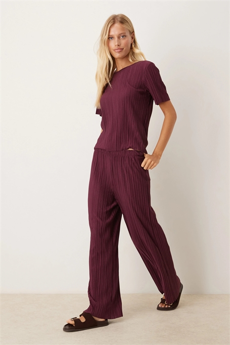 Брюки с широкими брючинами и плиссировкой co-ord артикул 148080166