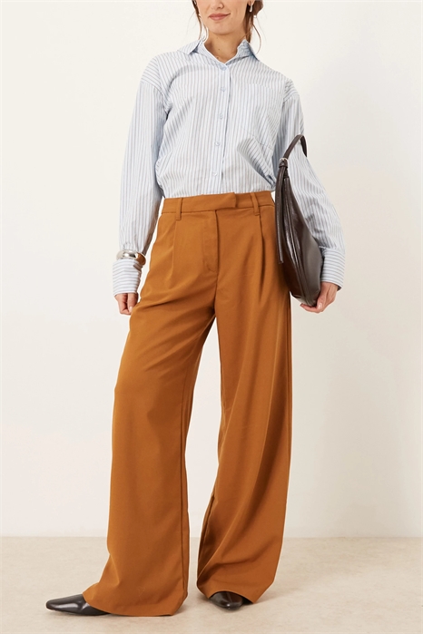 Брюки с заниженной талией и широкими брючинами, сшитые на заказ артикул 152419721